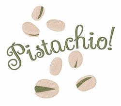beginner-friendly pistachio machine embroidery pattern - Pistachios for reusable tote bags