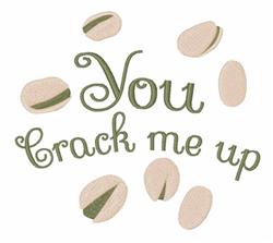 pistachio detailed machine embroidery - Pistachios perfect for decorative pillow covers