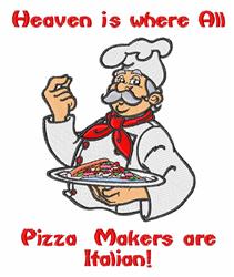 maker detailed machine digital embroidery - Pizza Makers perfect for Cookbooks