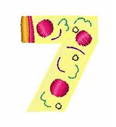 Pizza Pie 7 - 4x4 pie quick stitch machine embroidery design for cute baby onesies