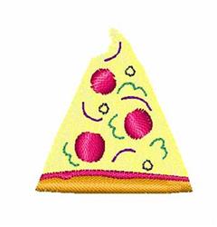 Pizza Pie A - 4x4 pie quick stitch machine embroidery design for cute baby onesies