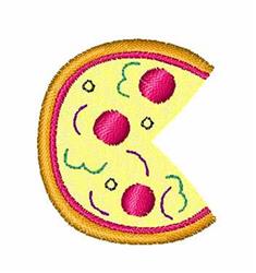 pie quick stitch machine embroidery - Pizza Pie C perfect for decorative pillow covers