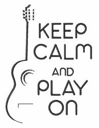 beginner-friendly play machine embroidery pattern - Play On perfect for kitchen aprons