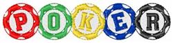 beginner-friendly poker machine embroidery pattern - Poker perfect for Banner Flags
