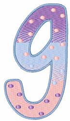 Polka Dot Lowercase g