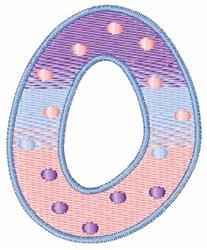 Polka Dot Lowercase o