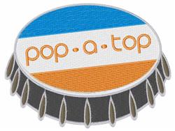 top detailed machine embroidery - Pop A Top perfect for decorative pillow covers