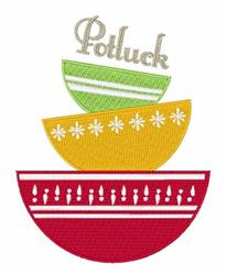 detailed friday machine embroidery pattern - Potluck Friday for reusable tote bags