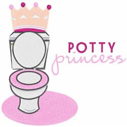 detailed prince machine embroidery pattern - Potty Princess for Wedding Invitations