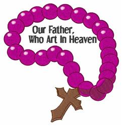 detailed cross machine embroidery pattern - Prayer Time perfect for Outdoor Gear