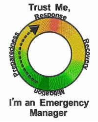 Circular graphic with vibrant green, yellow, and orange sections, featuring bold text showcasing 'Preparedness'.