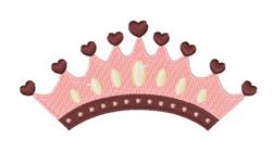 crown beginner-friendly machine embroidery - Princess Crown for decorative pillow covers