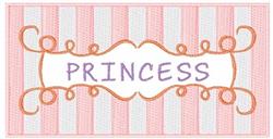 Princess - 5x7 prince detailed machine embroidery design perfect for kitchen tea towels