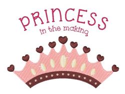 detailed making machine embroidery pattern - Princess In Making for reusable tote bags