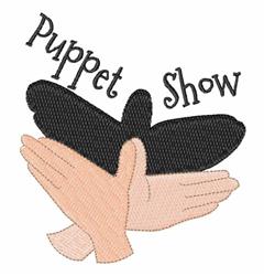 Puppet Show - 4x4 bird detailed machine embroidery design for reusable tote bags