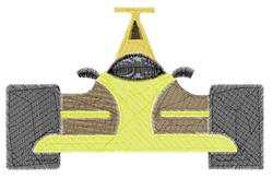 Racecar - 5x7 racecar detailed machine embroidery design perfect for reusable tote bags