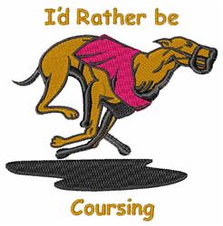 detailed puppy dog machine embroidery pattern - Rather Be Coursing for Dog Show Gear