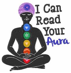 detailed easter aura machine embroidery pattern - Read Your Aura for kitchen aprons