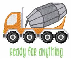detailed anything machine embroidery pattern - Ready For Anything for kitchen tea towels