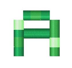 quick stitch font machine embroidery pattern - Ready Player Font A for decorative pillow covers