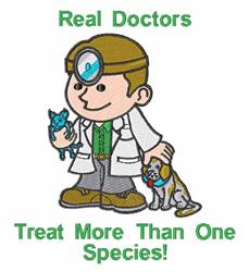 cat detailed machine embroidery - Real Doctors perfect for decorative pillow covers