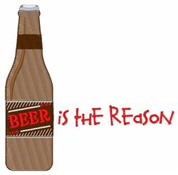 beer beginner-friendly machine embroidery - Reason For Beer for decorative pillow covers