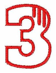 Redwork Block Font 3 - 4x4 font redwork embroidery design for reusable tote bags
