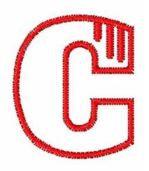 font redwork machine embroidery - Redwork Block Font C perfect for kitchen aprons