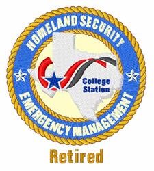Retired - 5x7 star detailed machine embroidery design perfect for Retirement Gifts