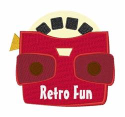 Retro Fun - 4x4 retro detailed machine embroidery design perfect for cute baby onesies