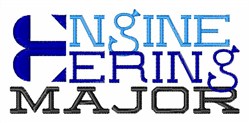 Embroider Engineering Design Engineering Major Embroidery Design | EmbroideryDesigns.com