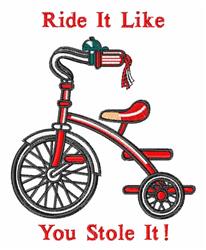 ride detailed machine digital embroidery - Ride It perfect for kitchen tea towels