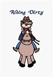dirty detailed machine embroidery - Riding Dirty perfect for patchwork quilt blocks