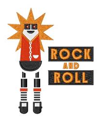 Rock And Roll - 5x7 roll detailed embroidery design for decorative pillow covers