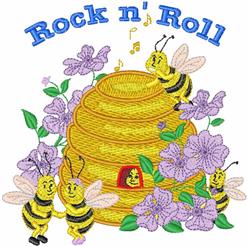 roll detailed machine embroidery - Rock N Roll perfect for decorative pillow covers