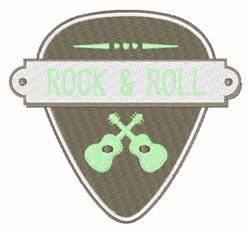 roll detailed machine digital embroidery - Rock & Roll perfect for reusable tote bags