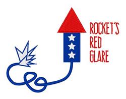 glare beginner-friendly machine embroidery - Rockets Red Glare for kitchen aprons