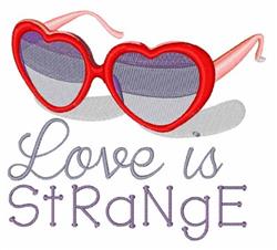 heart detailed machine digital embroidery - Romantic Glasses perfect for kitchen aprons