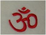 Sacred OM - 4x4 sacred quick stitch machine embroidery design perfect for Yoga Mats