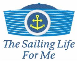 detailed life machine embroidery pattern - Sailing Life perfect for kitchen aprons