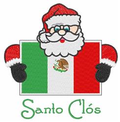 detailed christmas Santa Claus machine embroidery pattern - Santo Clos for Greeting Cards