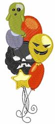 Scary Balloons - 5x7 star beginner-friendly embroidery design for Birthday Party Decorations