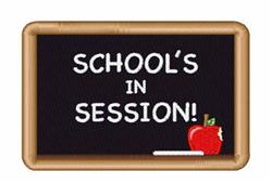session! detailed machine embroidery - Schools In Session! for cute baby onesies