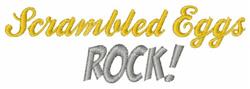 rock beginner-friendly machine embroidery - Scrambled Eggs Rock perfect for Jackets
