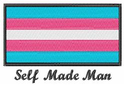 man detailed machine embroidery - Self Made Man perfect for patchwork quilt blocks