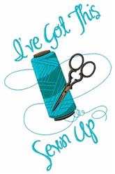 Sewn Up - 5x7 sewn beginner-friendly embroidery design for decorative pillow covers