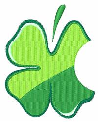 leaf beginner-friendly machine embroidery - Shamrock perfect for reusable tote bags