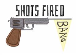 detailed fired machine embroidery pattern - Shots Fired for Birthday Party Supplies