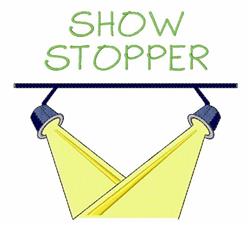Show Stopper - 5x7 stopper detailed machine embroidery design for kitchen aprons