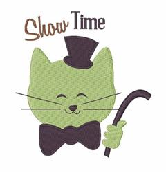 kitten beginner-friendly machine embroidery - Show Time for Animal Lover Gifts